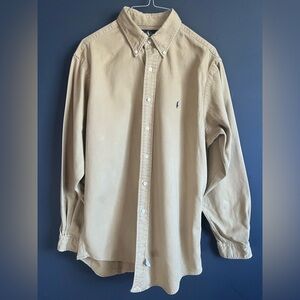 Ralph Lauren Vintage Camel Oxford Shirt (Made in USA)